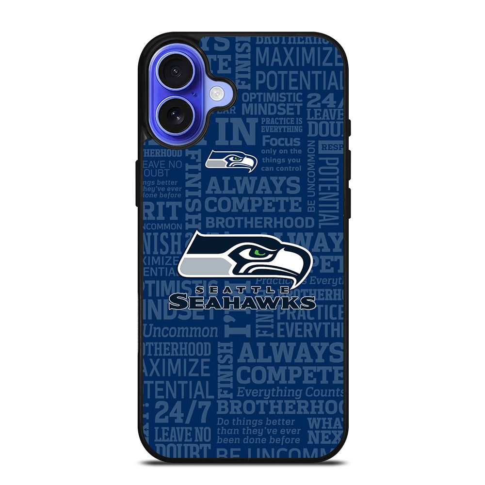 SEATTLE SEAHAWKS ICON iPhone 16 Case Cover