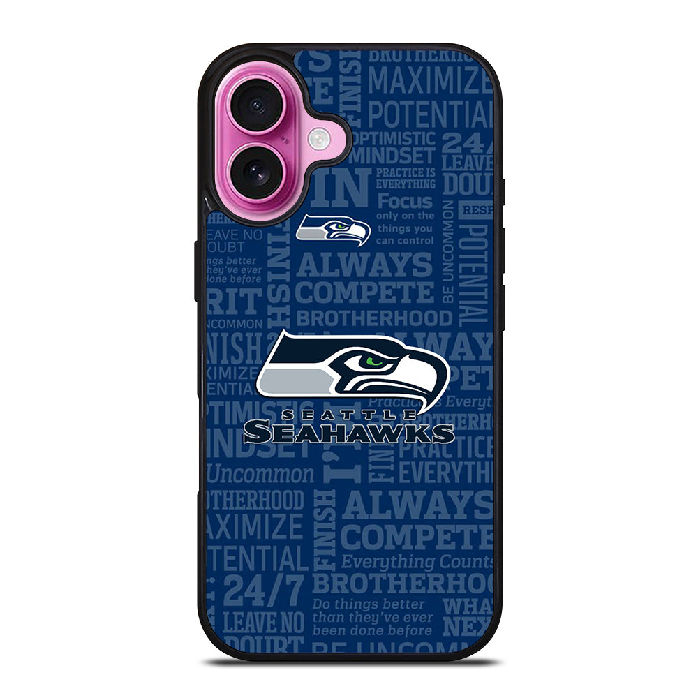 SEATTLE SEAHAWKS ICON iPhone 16 Plus Case Cover