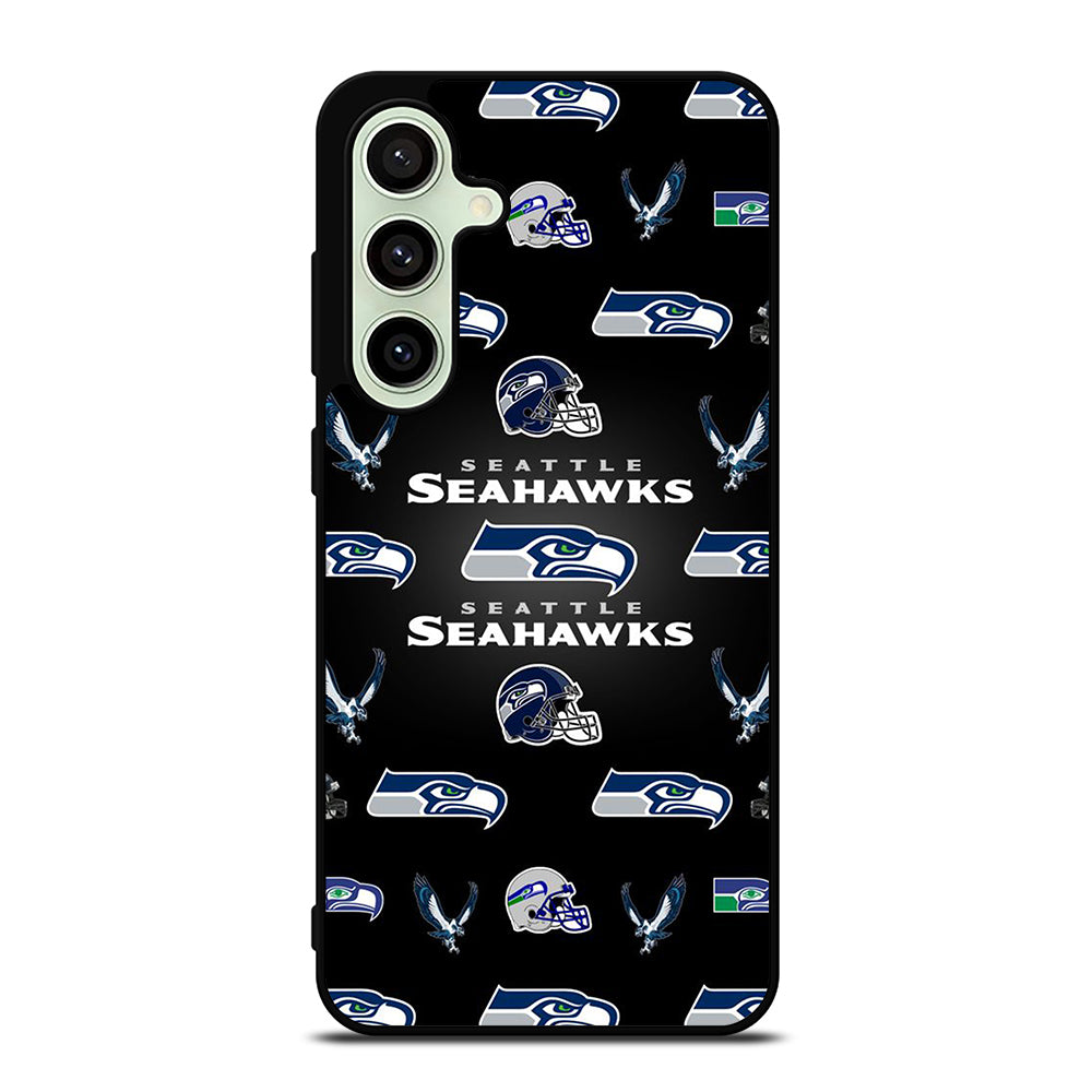 SEATTLE SEAHAWKS PATTERN Samsung Galaxy S24 FE Case Cover