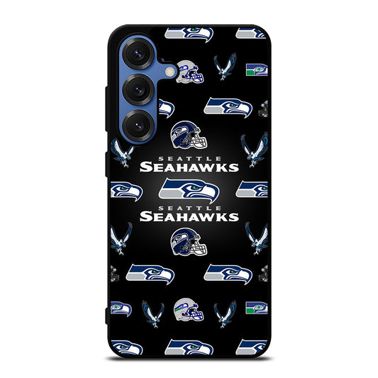 SEATTLE SEAHAWKS PATTERN Samsung Galaxy S25 Case Cover