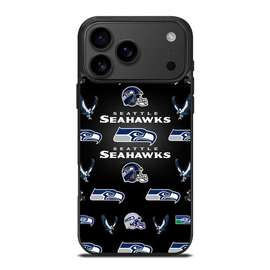 SEATTLE SEAHAWKS PATTERN iPhone 17 Pro Max Case Cover