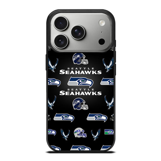 SEATTLE SEAHAWKS PATTERN iPhone 17 Pro Case Cover