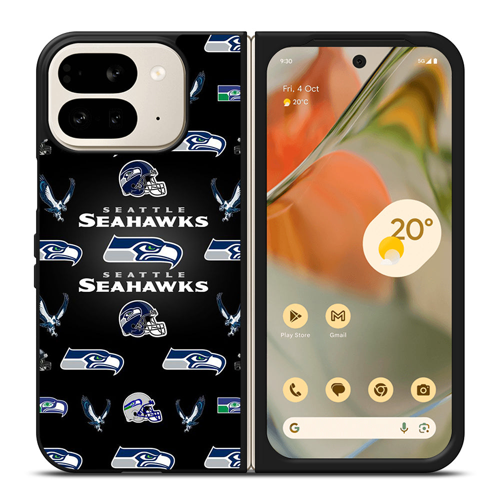 SEATTLE SEAHAWKS PATTERN Google Pixel 9 Pro Fold Case Cover