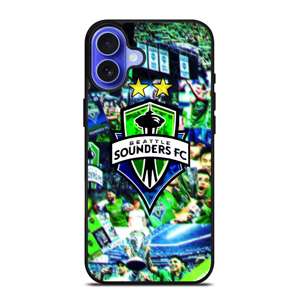 SEATTLE SOUNDERS FOOTBALL iPhone 16 Case Cover