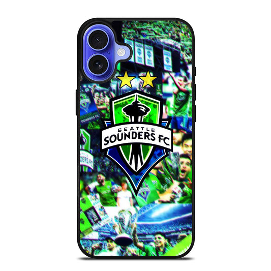 SEATTLE SOUNDERS FOOTBALL iPhone 16 Case Cover