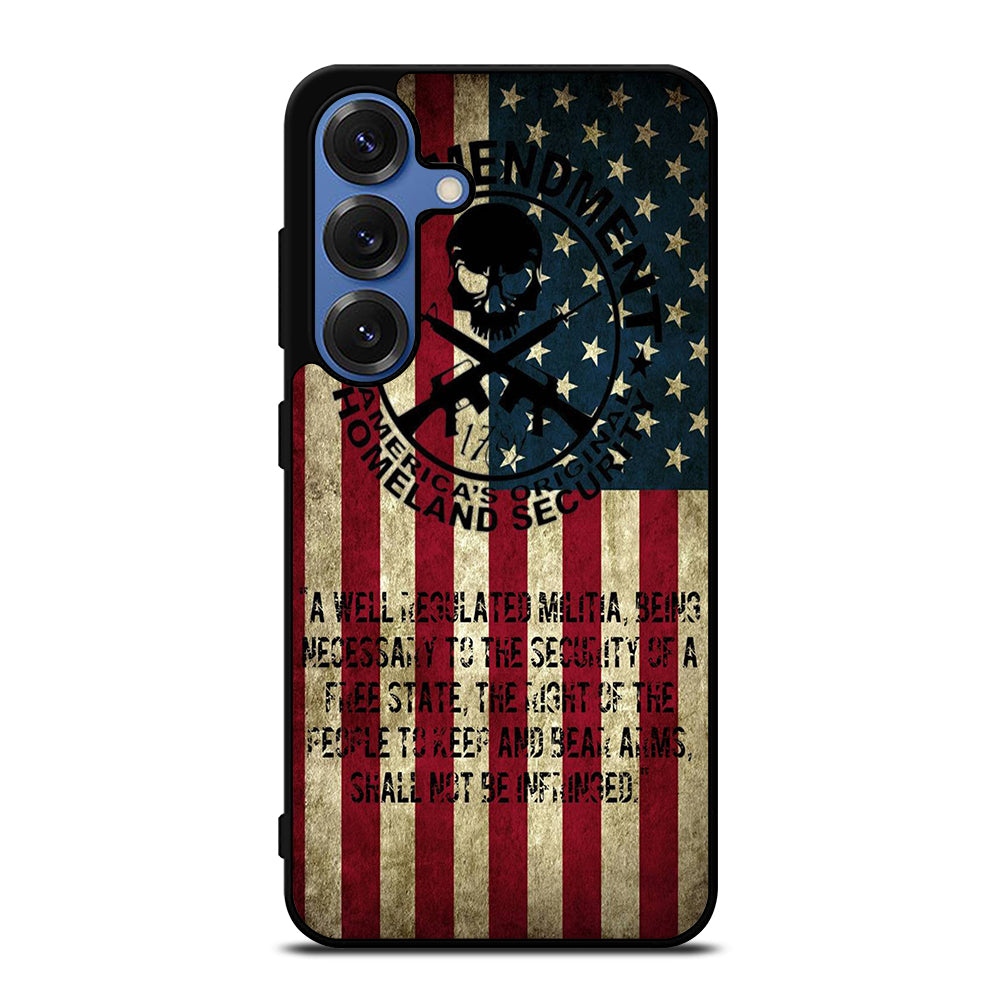 SECOND AMENDMENT AMERICAN GUN 3 Samsung Galaxy S25 Case Cover