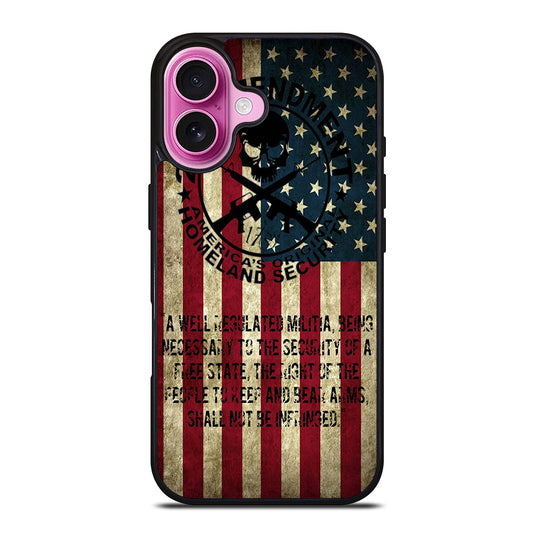 SECOND AMENDMENT AMERICAN GUN 3 iPhone 16 Plus Case Cover