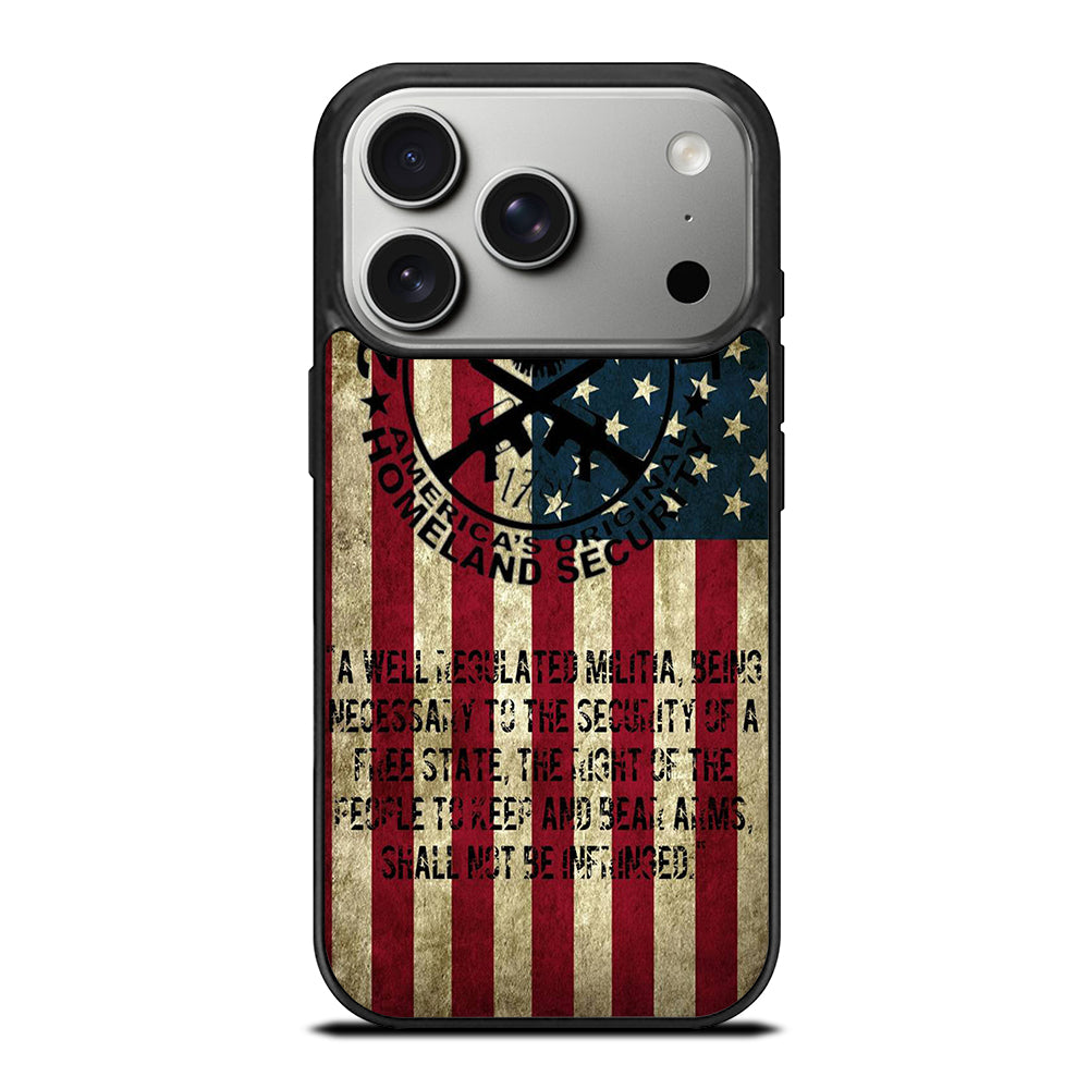 SECOND AMENDMENT AMERICAN GUN 3 iPhone 17 Pro Case Cover
