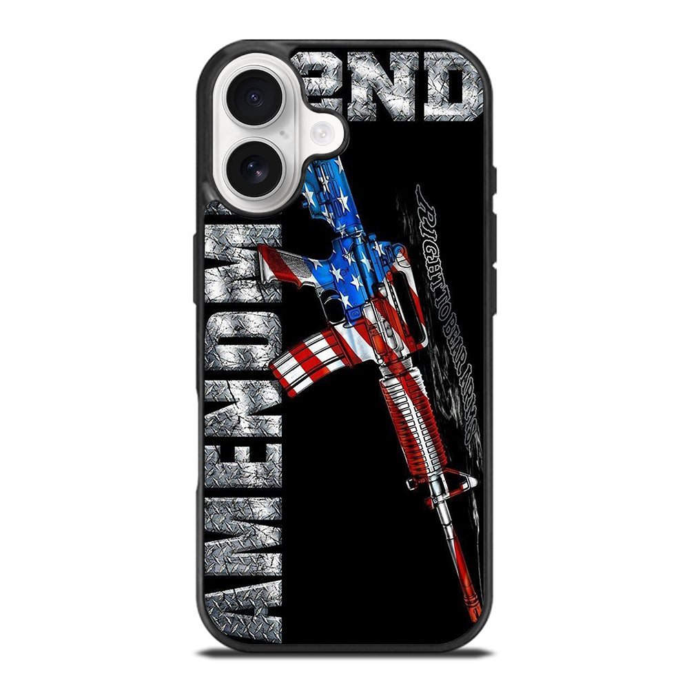 SECOND AMENDMENT AMERICAN GUN LOGO 2 iPhone 17 Case Cover