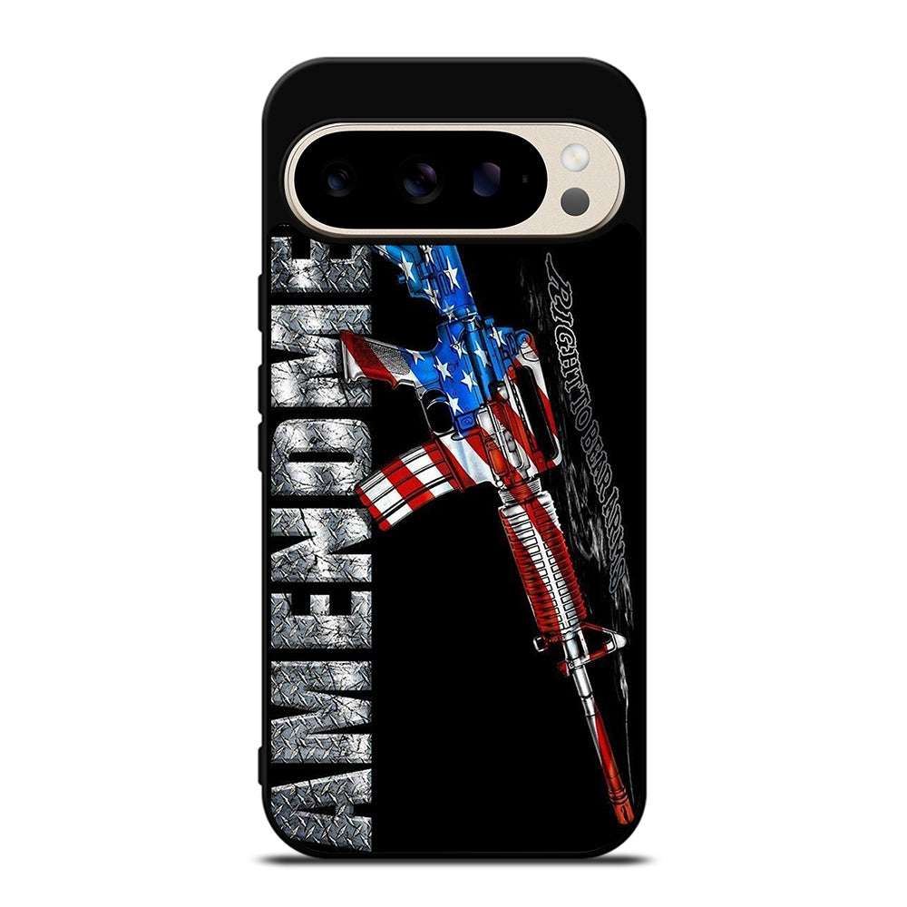 SECOND AMENDMENT AMERICAN GUN LOGO 2 Google Pixel 9 Pro Case Cover