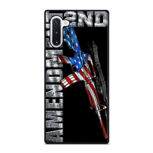 SECOND AMENDMENT AMERICAN GUN LOGO 2 Samsung Galaxy Note 10 Case Cover