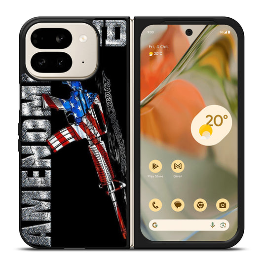 SECOND AMENDMENT AMERICAN GUN LOGO 2 Google Pixel 9 Pro Fold Case Cover