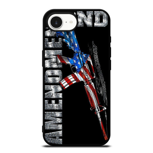 SECOND AMENDMENT AMERICAN GUN LOGO 2 iPhone 16e Case Cover