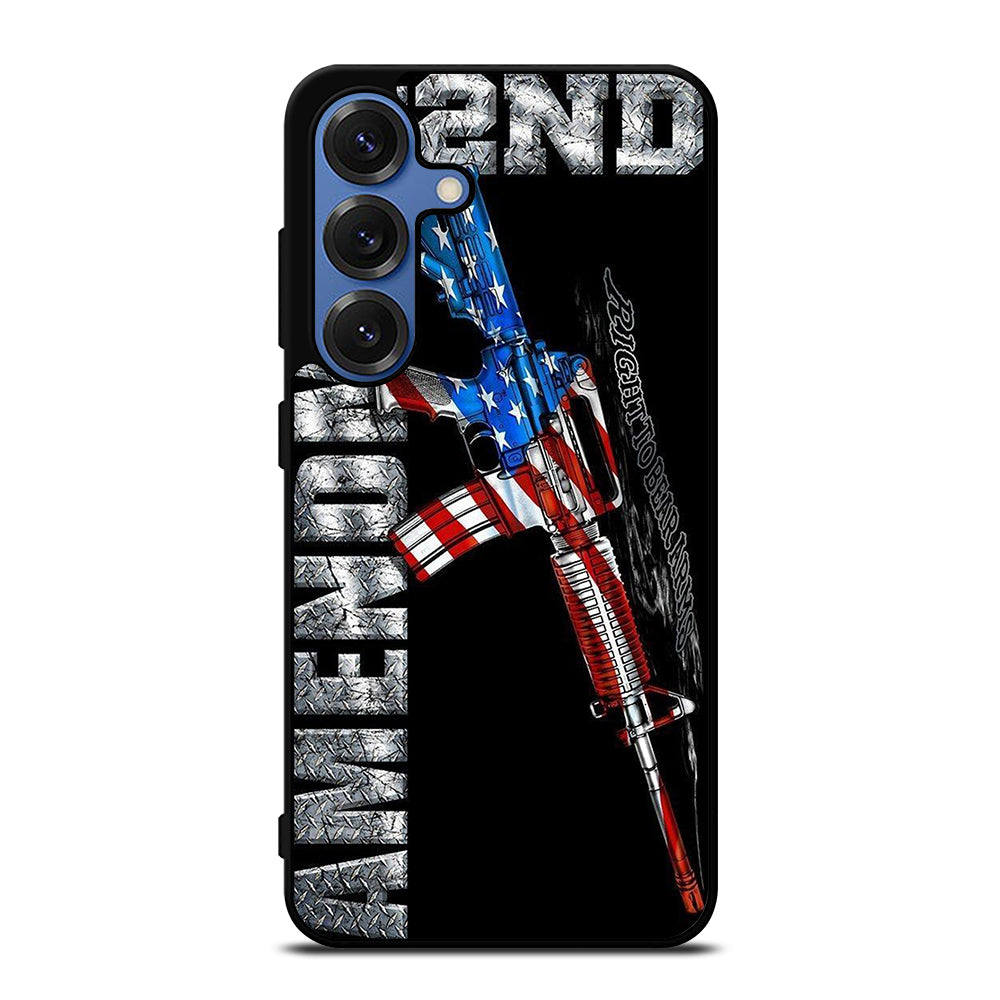 SECOND AMENDMENT AMERICAN GUN LOGO 2 Samsung Galaxy S25 Case Cover