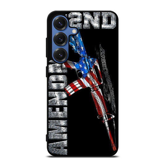 SECOND AMENDMENT AMERICAN GUN LOGO 2 Samsung Galaxy S25 Case Cover