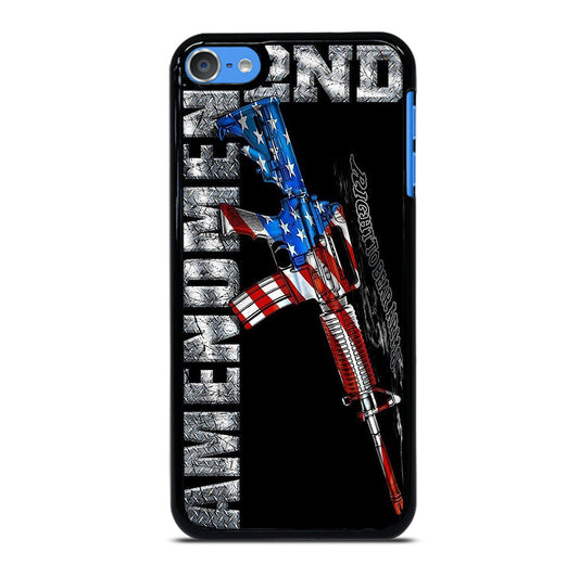 SECOND AMENDMENT AMERICAN GUN LOGO 2 iPod Touch 7 Case Cover
