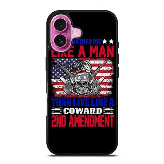 SECOND AMENDMENT LOGO 3 iPhone 16 Plus Case Cover