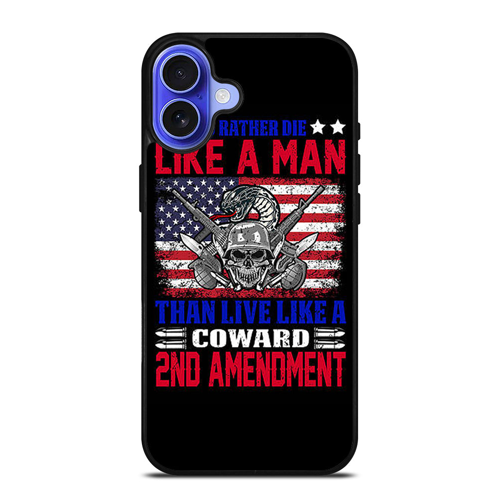 SECOND AMENDMENT LOGO 3 iPhone 16 Case Cover