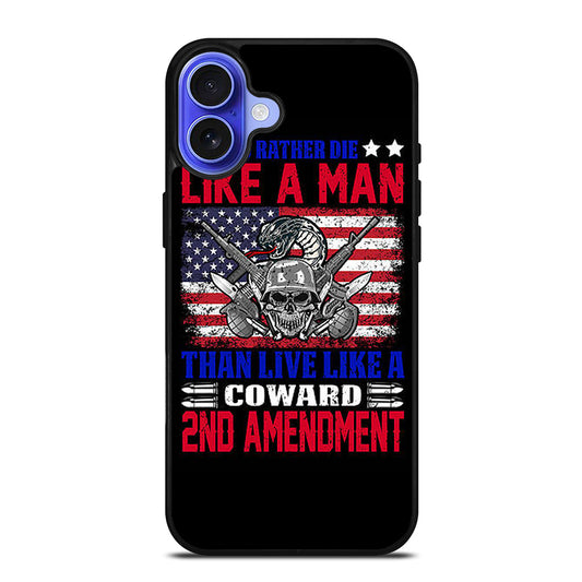 SECOND AMENDMENT LOGO 3 iPhone 16 Case Cover