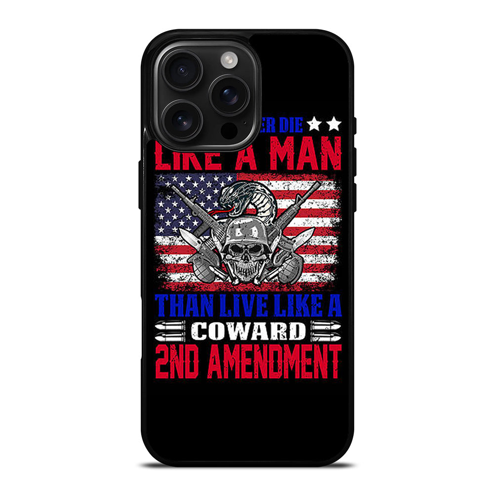 SECOND AMENDMENT LOGO 3 iPhone 16 Pro Max Case Cover