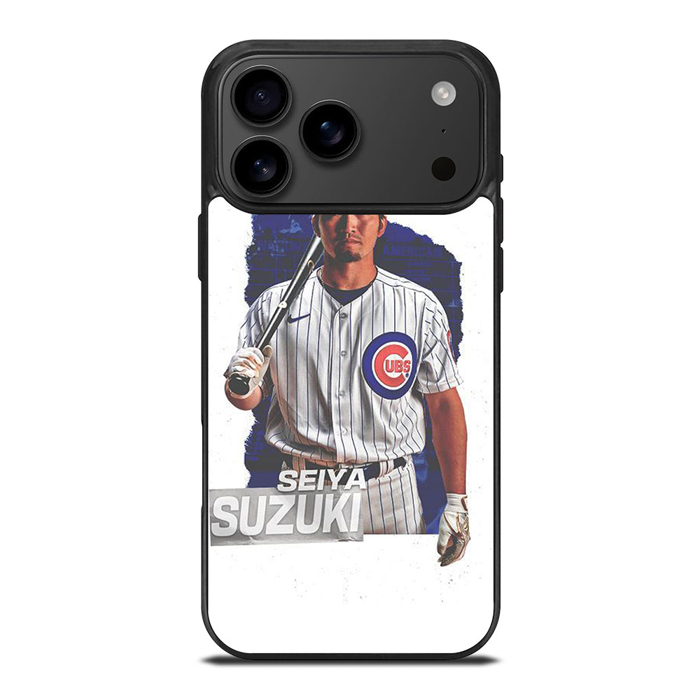 SEIYA SUZUKI CHICAGO CUBS MLB iPhone 17 Pro Max Case Cover