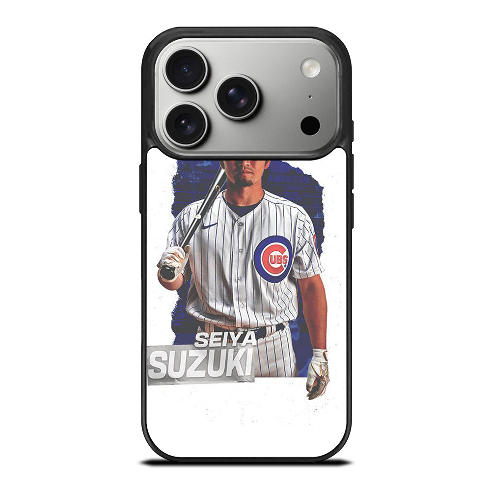 SEIYA SUZUKI CHICAGO CUBS MLB iPhone 17 Pro Case Cover