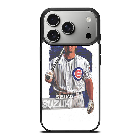 SEIYA SUZUKI CHICAGO CUBS MLB iPhone 17 Pro Case Cover