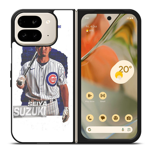 SEIYA SUZUKI CHICAGO CUBS MLB Google Pixel 9 Pro Fold Case Cover