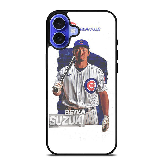 SEIYA SUZUKI CHICAGO CUBS MLB iPhone 16 Case Cover