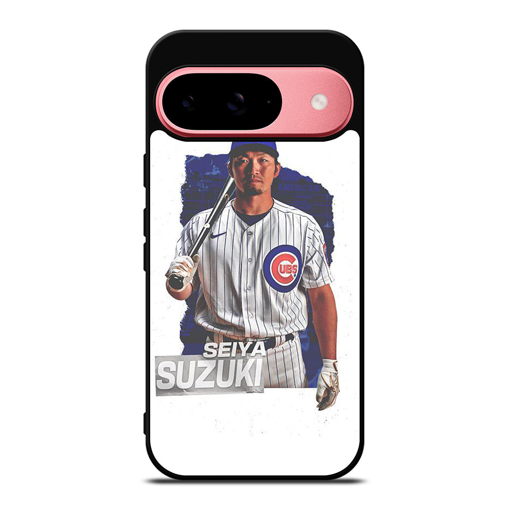 SEIYA SUZUKI CHICAGO CUBS MLB Google Pixel 9 Case Cover