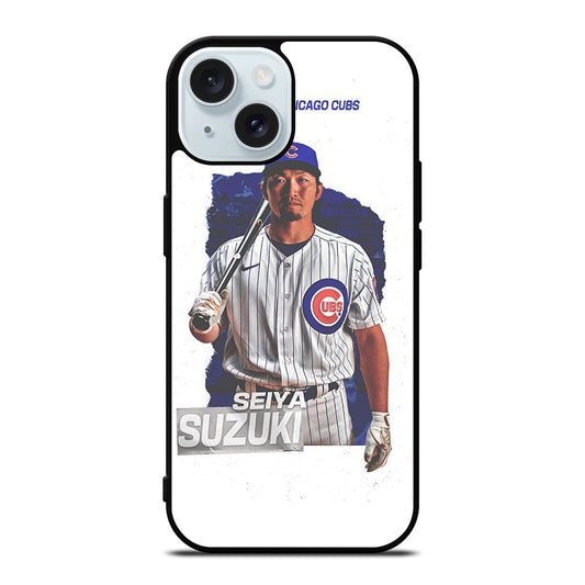 SEIYA SUZUKI CHICAGO CUBS MLB iPhone 15 Case Cover