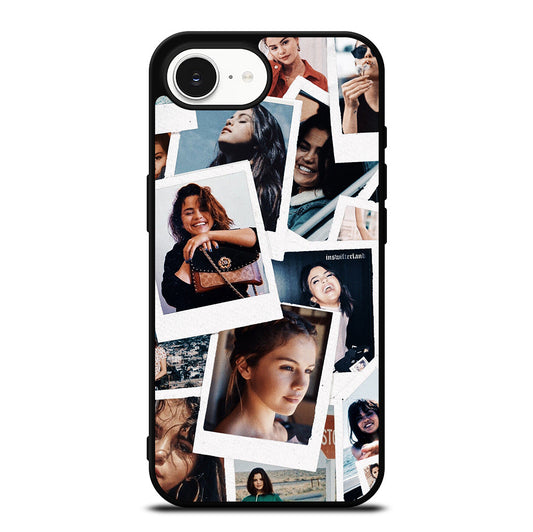 SELENA GOMEZ SINGER COLLAGE iPhone 16e Case Cover