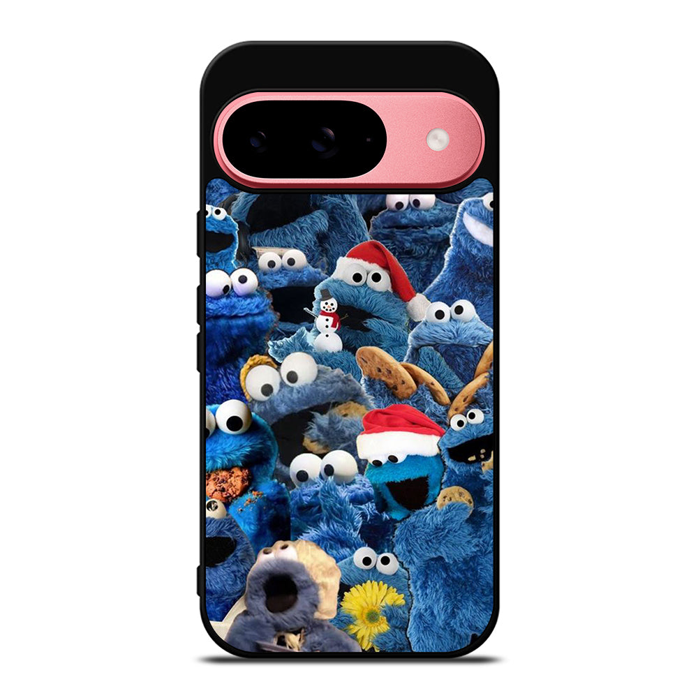 SESAME STREET COOKIE MONSTER COLLAGE Google Pixel 9 Case Cover