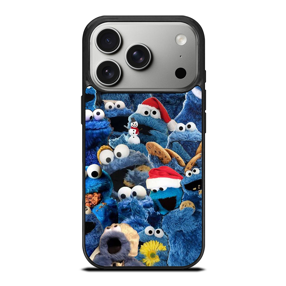 SESAME STREET COOKIE MONSTER COLLAGE iPhone 17 Pro Case Cover