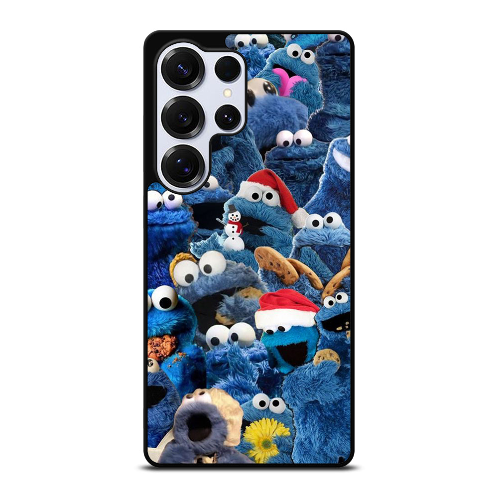 SESAME STREET COOKIE MONSTER COLLAGE Samsung Galaxy S25 Ultra Case Cover
