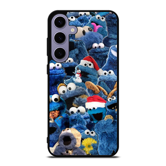 SESAME STREET COOKIE MONSTER COLLAGE Samsung Galaxy S24 Plus Case Cover