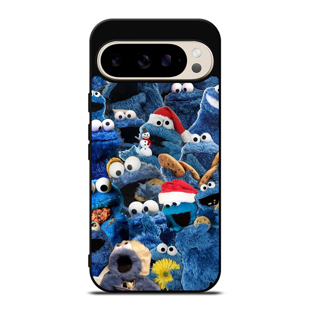 SESAME STREET COOKIE MONSTER COLLAGE Google Pixel 9 Pro Case Cover