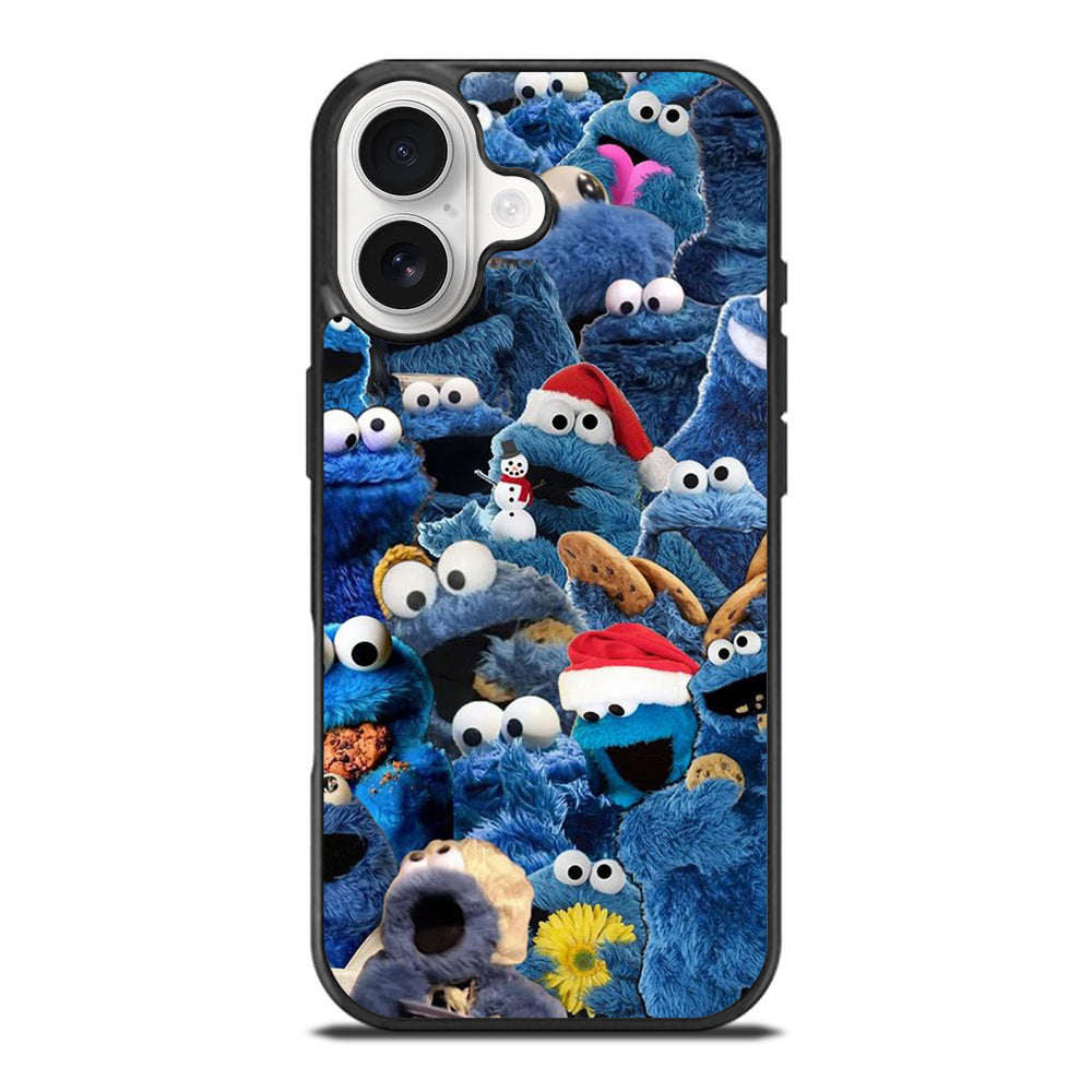SESAME STREET COOKIE MONSTER COLLAGE iPhone 17 Case Cover