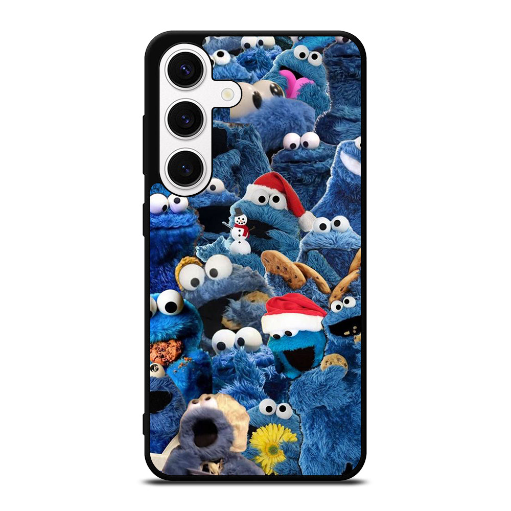 SESAME STREET COOKIE MONSTER COLLAGE Samsung Galaxy S24 Case Cover