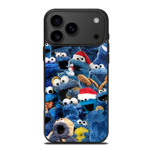 SESAME STREET COOKIE MONSTER COLLAGE iPhone 17 Pro Max Case Cover