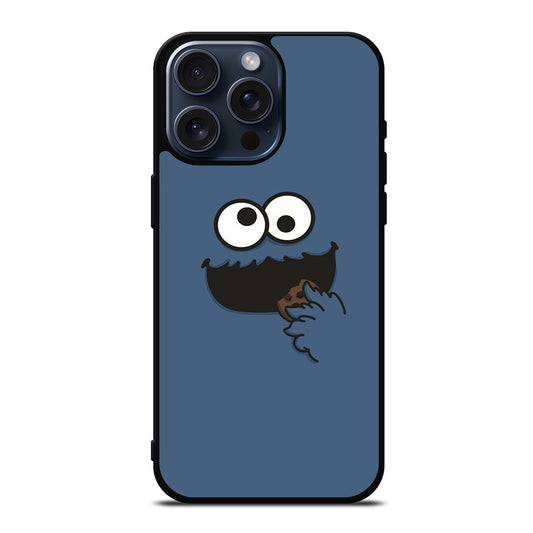 SESAME STREET COOKIE MONSTER FACE iPhone 15 Pro Max Case Cover