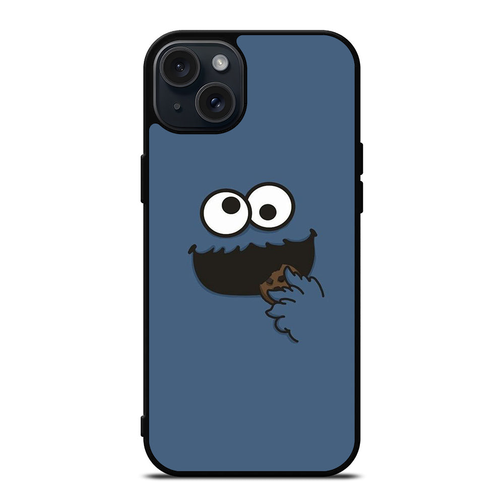 SESAME STREET COOKIE MONSTER FACE iPhone 15 Plus Case Cover