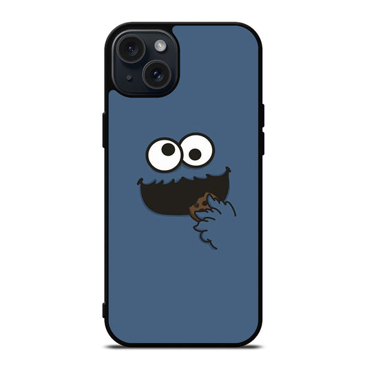 SESAME STREET COOKIE MONSTER FACE iPhone 15 Plus Case Cover