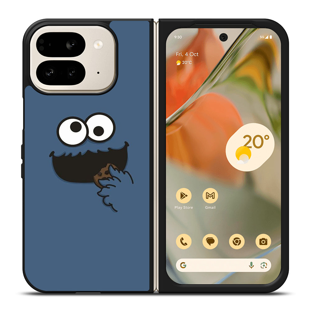 SESAME STREET COOKIE MONSTER FACE Google Pixel 9 Pro Fold Case Cover