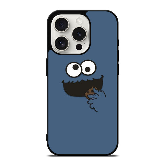 SESAME STREET COOKIE MONSTER FACE iPhone 15 Pro Case Cover