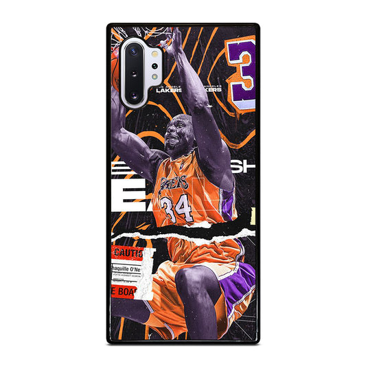 SHAQUILLE O'NEAL 34 LA LAKERS NBA BASKETBALL Samsung Galaxy Note 10 Plus Case Cover
