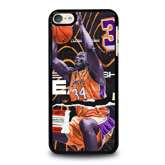 SHAQUILLE O'NEAL 34 LA LAKERS NBA BASKETBALL iPod Touch 6 Case Cover
