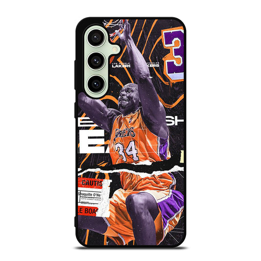 SHAQUILLE O'NEAL 34 LA LAKERS NBA BASKETBALL Samsung Galaxy S24 FE Case Cover