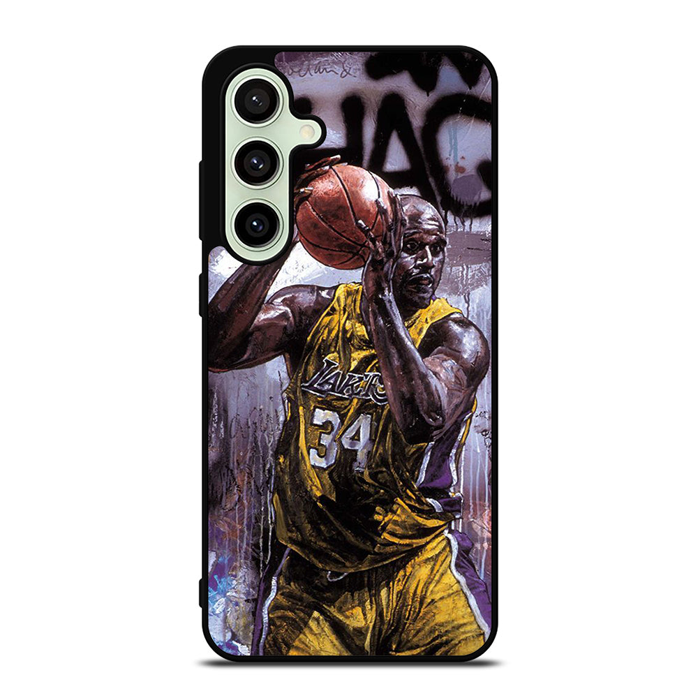 SHAQUILLE O'NEAL LA LAKERS ART Samsung Galaxy S24 FE Case Cover