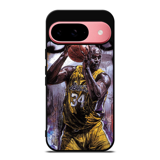 SHAQUILLE O'NEAL LA LAKERS ART Google Pixel 9 Case Cover